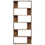 Estantería madera de ingeniería madera envejecida 80x24x192 cm de , Librerías y estanterías - Ref: Foro24-855782, Precio: 93,...