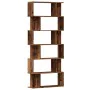 Estantería madera de ingeniería madera envejecida 80x24x192 cm de , Librerías y estanterías - Ref: Foro24-855782, Precio: 93,...