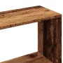 Estantería madera de ingeniería madera envejecida 80x24x192 cm de , Librerías y estanterías - Ref: Foro24-855782, Precio: 93,...