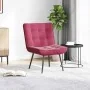 Sillón de relax terciopelo rojo vino 64x74x84 cm von , Stühle - Ref: Foro24-4012321, Preis: 91,46 €, Rabatt: %