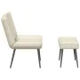 Sillón de relax con taburete terciopelo crema von , Stühle - Ref: Foro24-4012335, Preis: 89,47 €, Rabatt: %