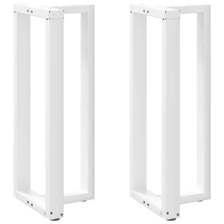 Patas de mesa bar forma T 2 uds acero blanco 50x35x(100-101) cm de , Patas para mesas - Ref: Foro24-4013089, Precio: 138,19 €...