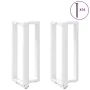 Patas de mesa de bar forma T 2 uds acero blanco 50x35x(90-91)cm von , Tischbeine - Ref: Foro24-4013077, Preis: 130,75 €, Raba...