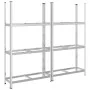 Estantería de 3 capas para neumáticos 2 uds plata 110x40x200 cm by , Industrial shelving - Ref: Foro24-4016971, Price: 88,48 ...