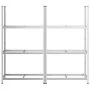 Estantería de 3 capas para neumáticos 2 uds plata 110x40x200 cm by , Industrial shelving - Ref: Foro24-4016971, Price: 88,48 ...