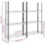 Estantería de 3 capas para neumáticos 2 uds plata 110x40x200 cm by , Industrial shelving - Ref: Foro24-4016971, Price: 88,48 ...