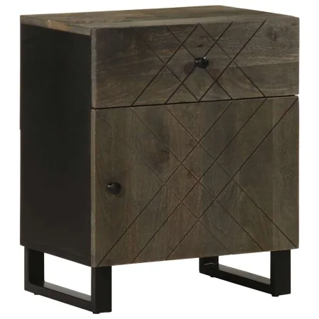 Mesita de noche madera maciza de mango negra 50x33x60 cm von , Nachttische - Ref: Foro24-4017692, Preis: 79,17 €, Rabatt: %