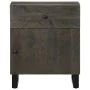 Mesita de noche madera maciza de mango negra 50x33x60 cm von , Nachttische - Ref: Foro24-4017692, Preis: 79,17 €, Rabatt: %