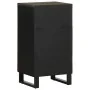 Aparador negro 40x33x75 cm madera maciza mango von , CD- und DVD-Speicher - Ref: Foro24-4017708, Preis: 69,42 €, Rabatt: %