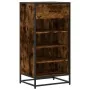 Zapatero madera contrachapada roble ahumado 48x38x97,5 cm de , Zapateros y organizadores de calzado - Ref: Foro24-849211, Pre...