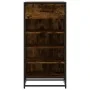 Zapatero madera contrachapada roble ahumado 48x38x97,5 cm de , Zapateros y organizadores de calzado - Ref: Foro24-849211, Pre...