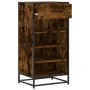 Zapatero madera contrachapada roble ahumado 48x38x97,5 cm de , Zapateros y organizadores de calzado - Ref: Foro24-849211, Pre...