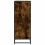 Zapatero madera contrachapada roble ahumado 48x38x97,5 cm de , Zapateros y organizadores de calzado - Ref: Foro24-849211, Pre...