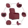 Sillón eléctrico reclinable elevable de tela rojo tinto von , Sessel - Ref: Foro24-3302995, Preis: 315,56 €, Rabatt: %