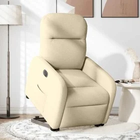 Sillón eléctrico reclinable elevable de tela color crema von , Sessel - Ref: Foro24-3303000, Preis: 316,34 €, Rabatt: %