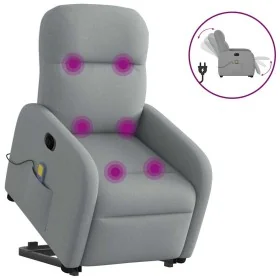 Sillón de masaje eléctrico reclinable elevable tela gris claro von , Sessel - Ref: Foro24-3303002, Preis: 334,77 €, Rabatt: %