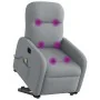 Sillón de masaje eléctrico reclinable elevable tela gris claro de , Sillones - Ref: Foro24-3303002, Precio: 334,77 €, Descuen...