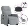 Sillón de masaje eléctrico reclinable elevable tela gris claro de , Sillones - Ref: Foro24-3303002, Precio: 334,77 €, Descuen...
