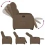 Sillón reclinable elevable de tela marrón von , Sessel - Ref: Foro24-3302976, Preis: 264,37 €, Rabatt: %