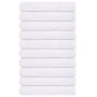 Toallas 10 uds 100% algodón blanco 100x200 cm 600 gsm de , Toallas - Ref: Foro24-136667, Precio: 161,68 €, Descuento: %