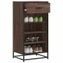 Zapatero madera contrachapada roble marrón 48x38x97,5 cm de , Zapateros y organizadores de calzado - Ref: Foro24-849213, Prec...