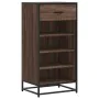 Zapatero madera contrachapada roble marrón 48x38x97,5 cm de , Zapateros y organizadores de calzado - Ref: Foro24-849213, Prec...