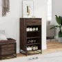 Zapatero madera contrachapada roble marrón 48x38x97,5 cm de , Zapateros y organizadores de calzado - Ref: Foro24-849213, Prec...