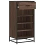 Zapatero madera contrachapada roble marrón 48x38x97,5 cm de , Zapateros y organizadores de calzado - Ref: Foro24-849213, Prec...