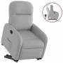 Sillón reclinable elevable de tela gris nube by , Armchairs - Ref: Foro24-3302981, Price: 265,91 €, Discount: %