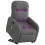 Silla de masaje reclinable de pie de tela gris oscuro by , Armchairs - Ref: Foro24-3302983, Price: 313,01 €, Discount: %
