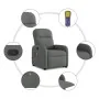 Silla de masaje reclinable de pie de tela gris oscuro by , Armchairs - Ref: Foro24-3302983, Price: 313,01 €, Discount: %