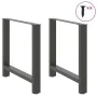 Patas de mesa de centro antracita 2 uds 70x(72-73) cm acero von , Tischbeine - Ref: Foro24-4013310, Preis: 92,96 €, Rabatt: %