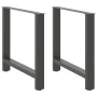 Patas de mesa de centro antracita 2 uds 70x(72-73) cm acero von , Tischbeine - Ref: Foro24-4013310, Preis: 92,96 €, Rabatt: %