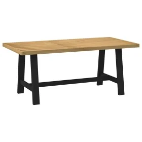 Mesa comedor NOAIN patas forma A madera maciza pino 180x90x75cm by , Kitchen and dining tables - Ref: Foro24-4100045, Price: ...