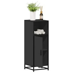 Armario de baño madera contrachapada negro 35x37,5x100 cm von , Badezimmermöbel - Ref: Foro24-849239, Preis: 79,19 €, Rabatt: %