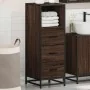 Armario de baño madera contrachapada roble marrón 35x37,5x100cm by , Bathroom furniture - Ref: Foro24-849253, Price: 93,39 €,...