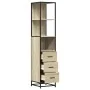 Armario de baño madera contrachapada roble sonoma 35x37,5x166cm de , Muebles de baño - Ref: Foro24-849245, Precio: 108,95 €, ...