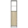 Armario de baño madera contrachapada roble sonoma 35x37,5x166cm de , Muebles de baño - Ref: Foro24-849245, Precio: 108,95 €, ...