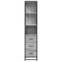 Armario de baño madera contrachapada gris sonoma 35x37,5x166 cm by , Bathroom furniture - Ref: Foro24-849247, Price: 112,08 €...