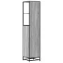 Armario de baño madera contrachapada gris sonoma 35x37,5x166 cm by , Bathroom furniture - Ref: Foro24-849247, Price: 112,08 €...