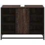 Armario lavabo baño madera ingeniería roble marrón 80x33x60 cm von , Badezimmermöbel - Ref: Foro24-849293, Preis: 78,60 €, Ra...