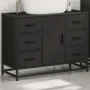 Armario de lavabo de baño madera ingeniería negro 80x33x60 cm by , Bathroom furniture - Ref: Foro24-849279, Price: 120,08 €, ...