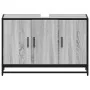 Armario lavabo baño madera ingeniería gris Sonoma 90x33x60 cm by , Bathroom furniture - Ref: Foro24-849272, Price: 85,41 €, D...