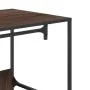 Armario de madera de ingeniería marrón roble 90x50x180 cm von , Kommoden-Organizer und Bar-Kleiderbügel - Ref: Foro24-849298,...