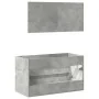 Armario de baño con espejo madera de ingeniería gris hormigón von , Badezimmermöbel - Ref: Foro24-856376, Preis: 69,73 €, Rab...