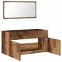 Mueble de baño con espejo de madera antigua madera ingeniería de , Muebles de baño - Ref: Foro24-856381, Precio: 92,35 €, Des...