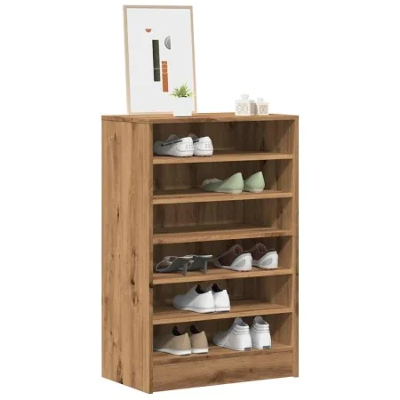 Mueble zapatero madera ingeniería roble artisan 60x35x92 cm von , Schuhregale und Schuhorganisatoren - Ref: Foro24-856703, Pr...