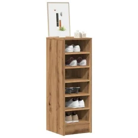 Mueble zapatero de aglomerado roble artisan 32x35x92 cm by , Shoe racks and shoe organizers - Ref: Foro24-856715, Price: 56,8...