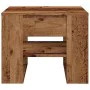 Mesa de centro madera de ingeniería madera antigua 55,5x55x45cm de , Mesas de centro - Ref: Foro24-856818, Precio: 49,43 €, D...