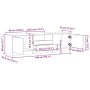 Mueble de TV madera de ingeniería roble artisan 150x33,5x45 cm von , TV-Möbel - Ref: Foro24-856853, Preis: 96,04 €, Rabatt: %